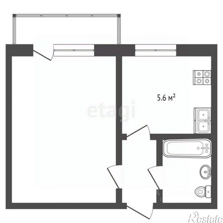 1-комн квартира Зональный переулок, 28,  д. 28
