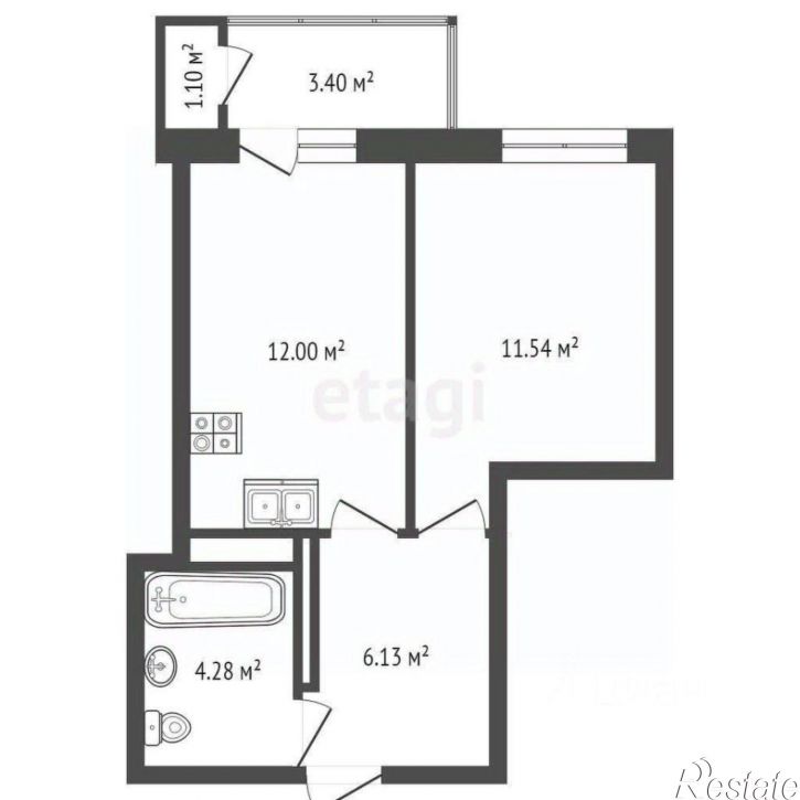 1-комн квартира ул Подвойского, 3,  д. 3