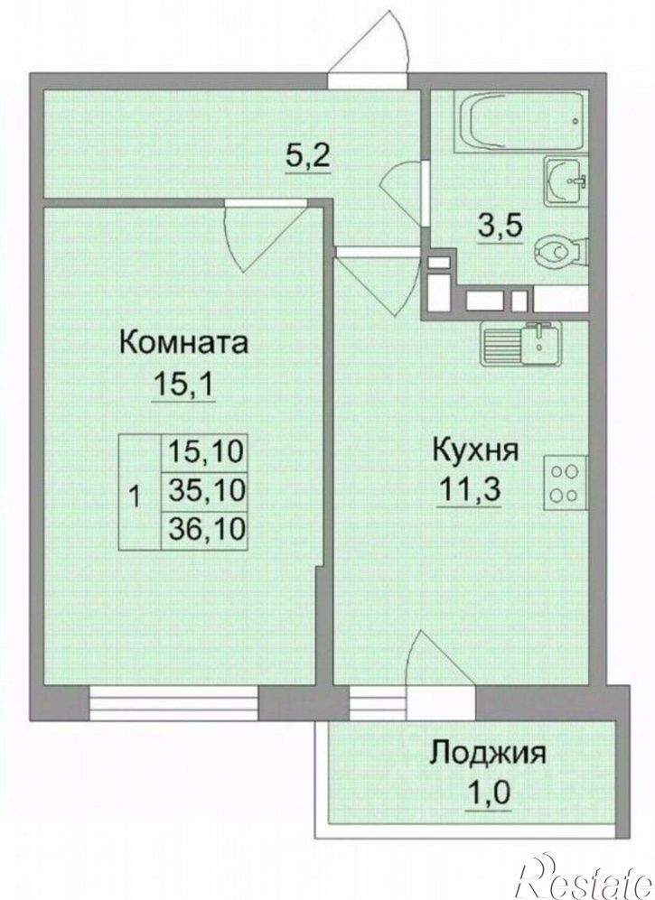 1-комн квартира ул Нансена, 139,  д. 139