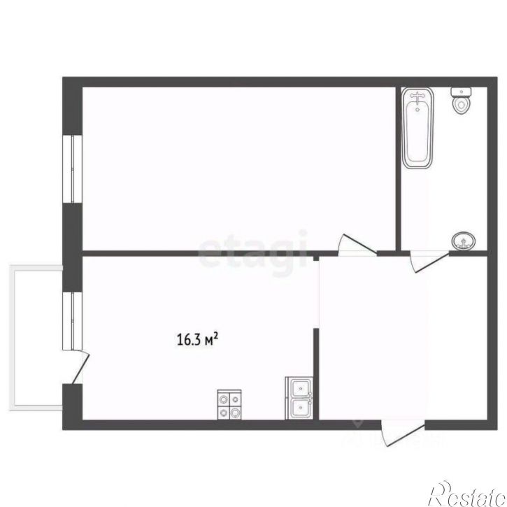 1-комн квартира ул Содружества, 27,  д. 27