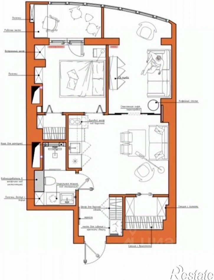 2-комн квартира Нижегородская улица, 38,  д. 38