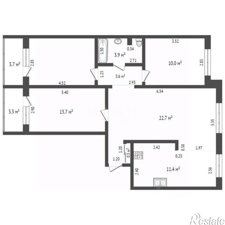 3-комн квартира улица Зорге, 31,  д. 31