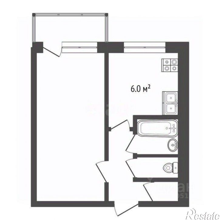 1-комн квартира пр-кт Чехова, 79,  д. 79