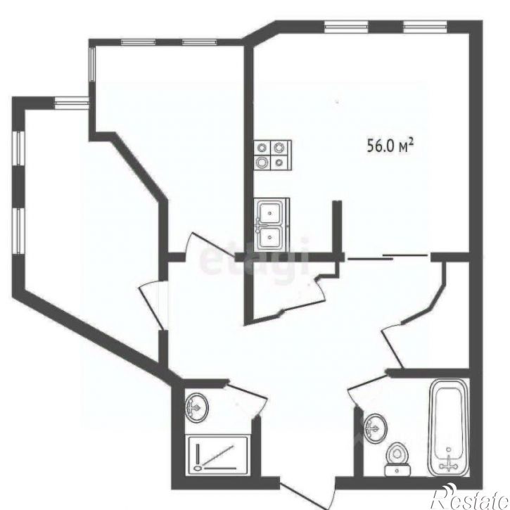 2-комн квартира улица Петрашевского, 36,  д. 36