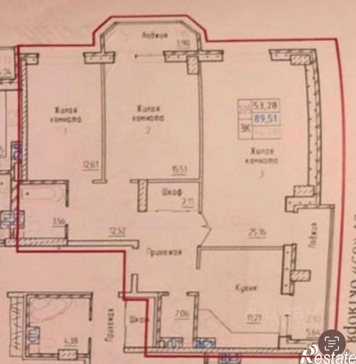 3-комн квартира Тибетская улица, 84,  д. 84