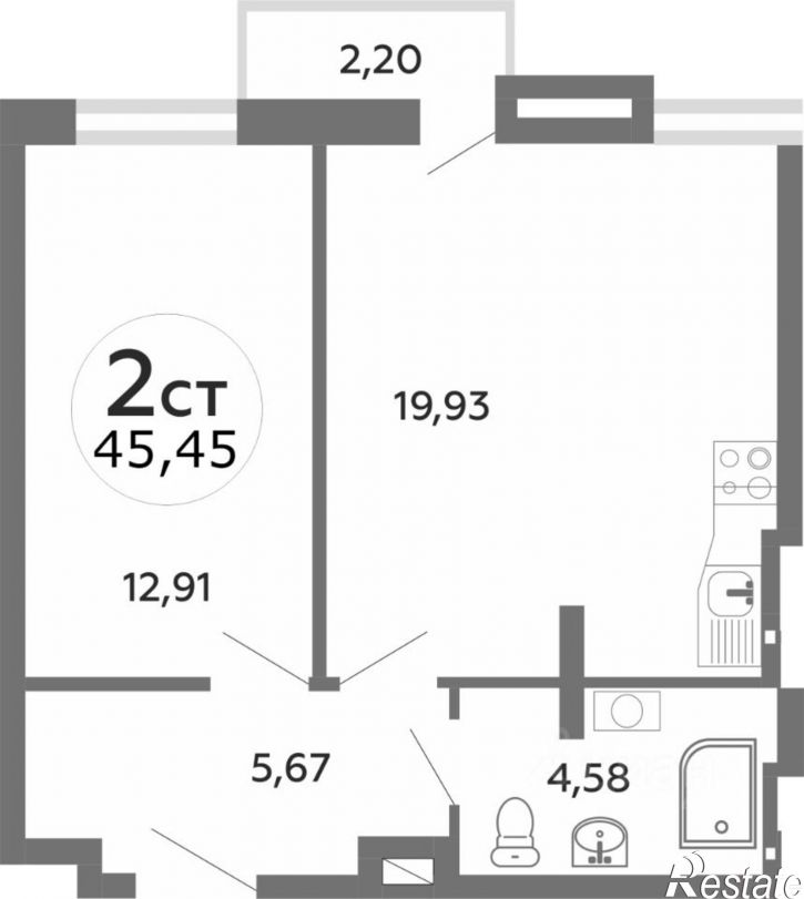1-комн квартира ул Таврическая, 17,  д. 17