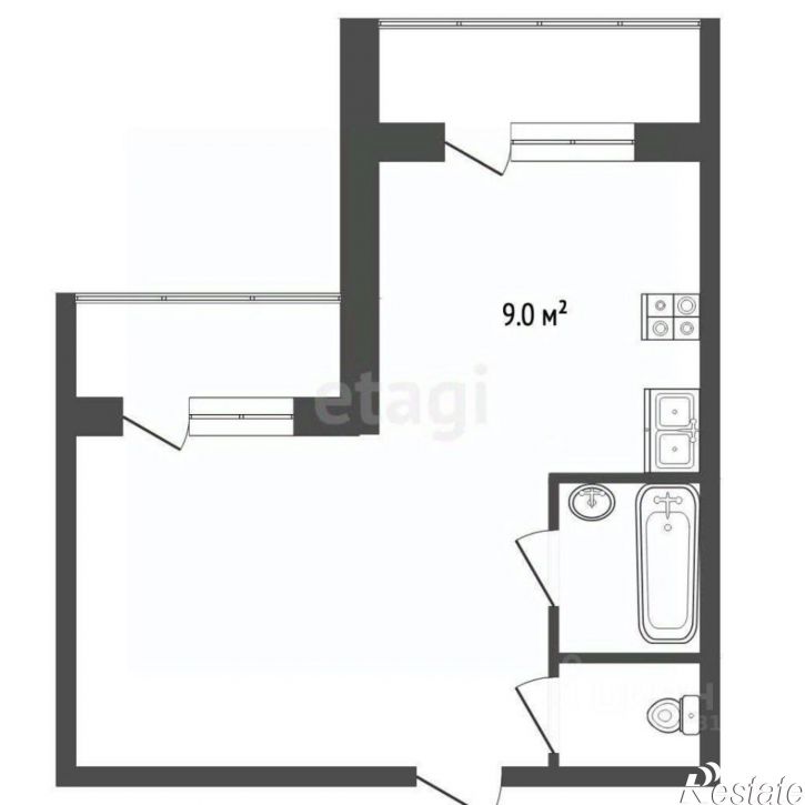 2-комн квартира проспект Ленина, 140А,  д. 140А