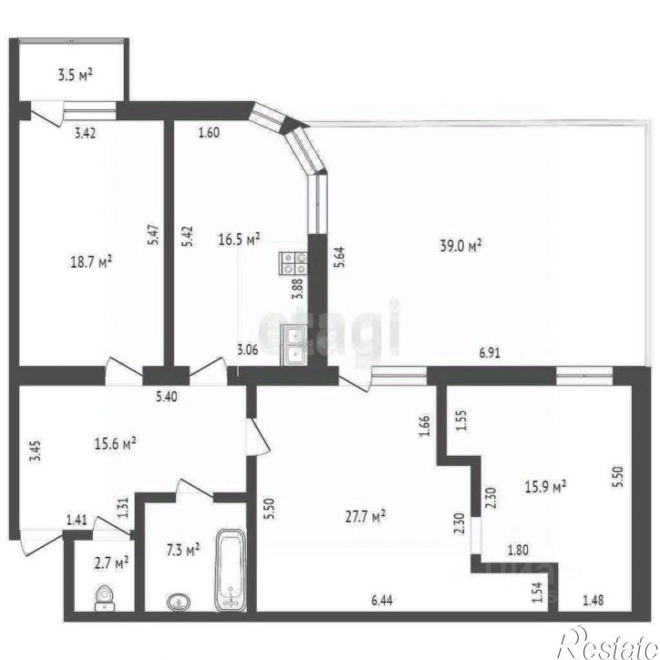 5-комн квартира проспект Стачки, 208,  д. 208