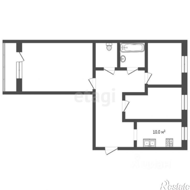 3-комн квартира ул Зоологическая, 14/7,  д. 14/7