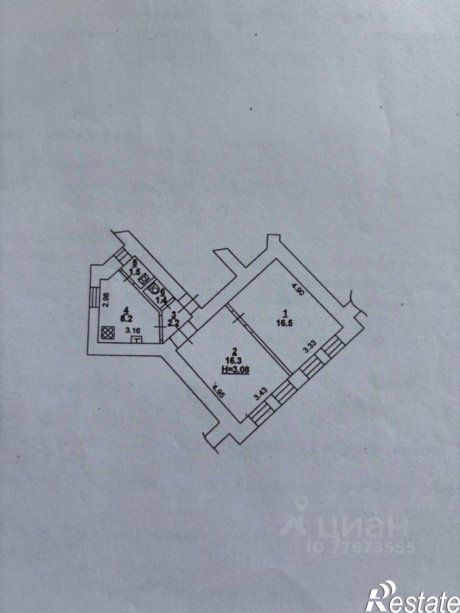 Купить квартиру за 7 500 000 рублей на Соборный переулок, 45
