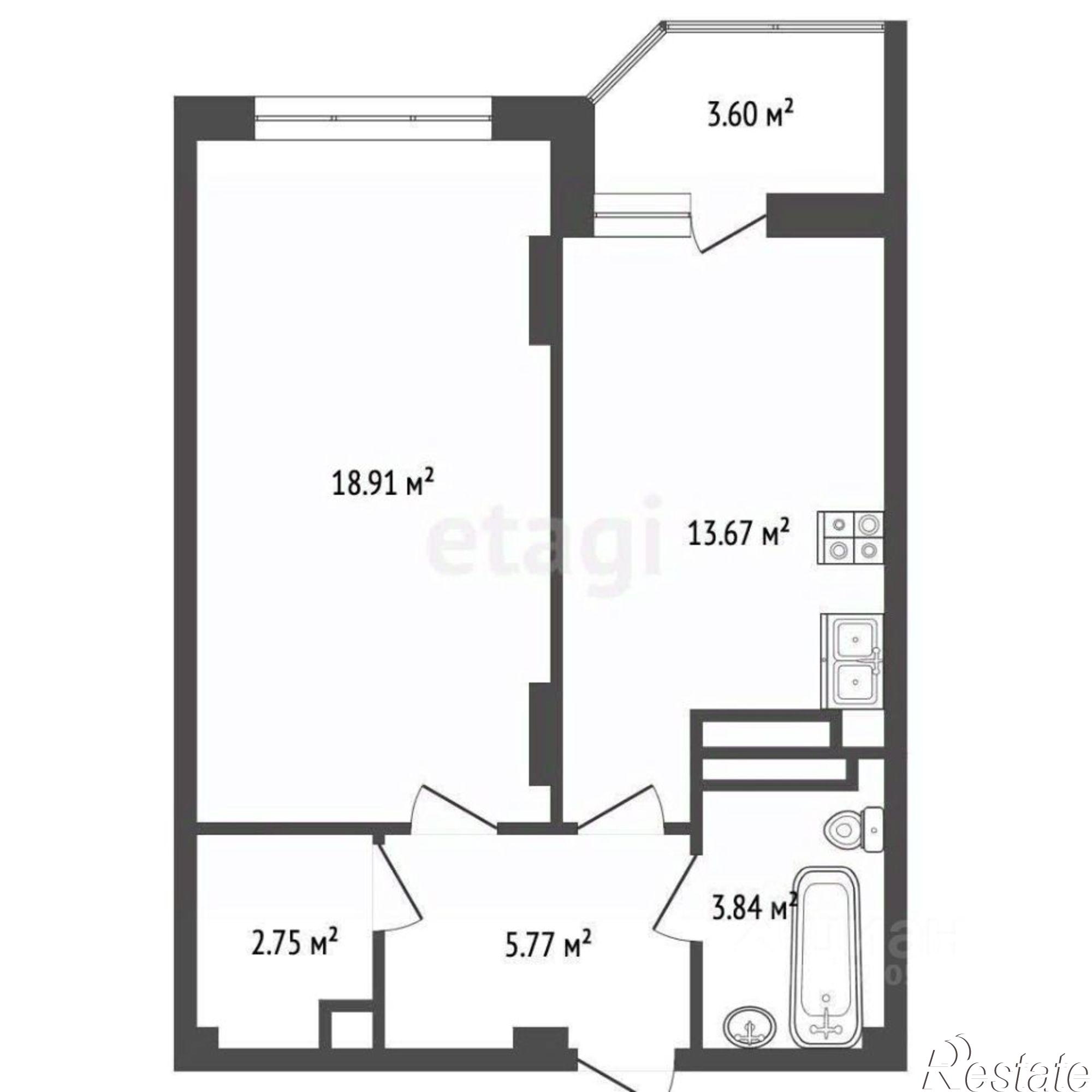 Купить квартиру за 9 016 000 рублей на улица Герасименко, 17/2
