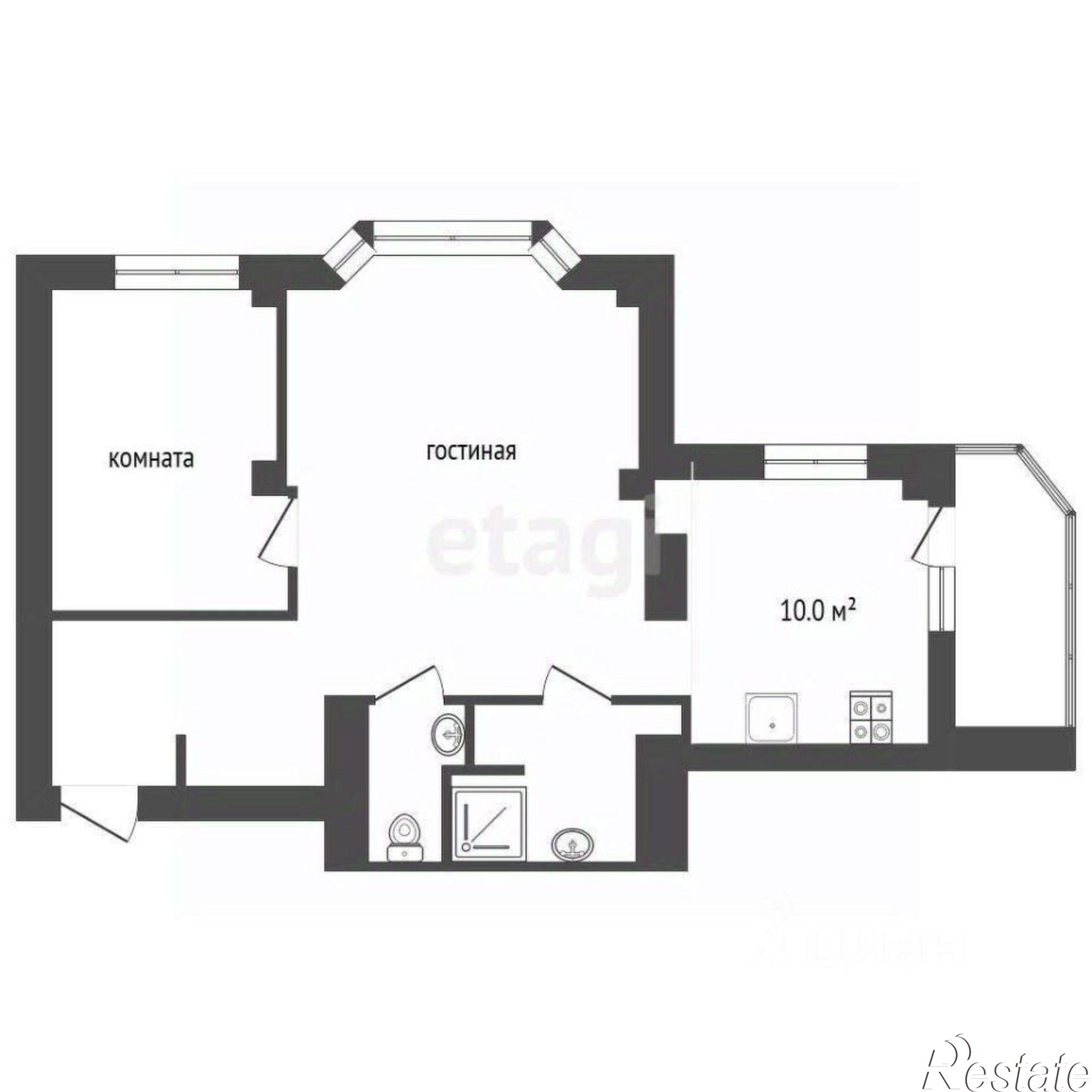 Купить квартиру за 9 600 000 рублей на проспект Королёва, 20А