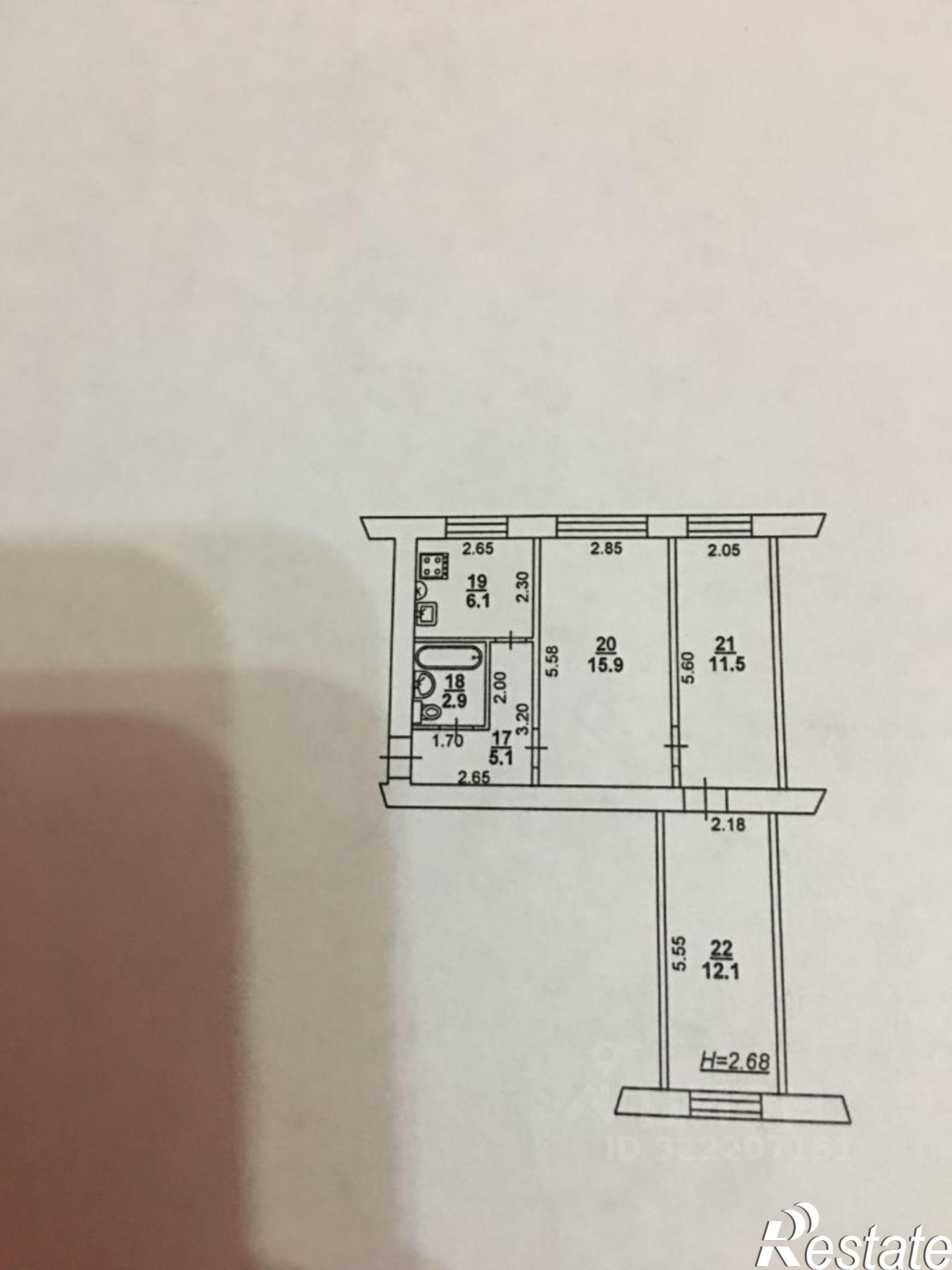 Купить квартиру за 8 800 000 рублей на 8-я линия, 3