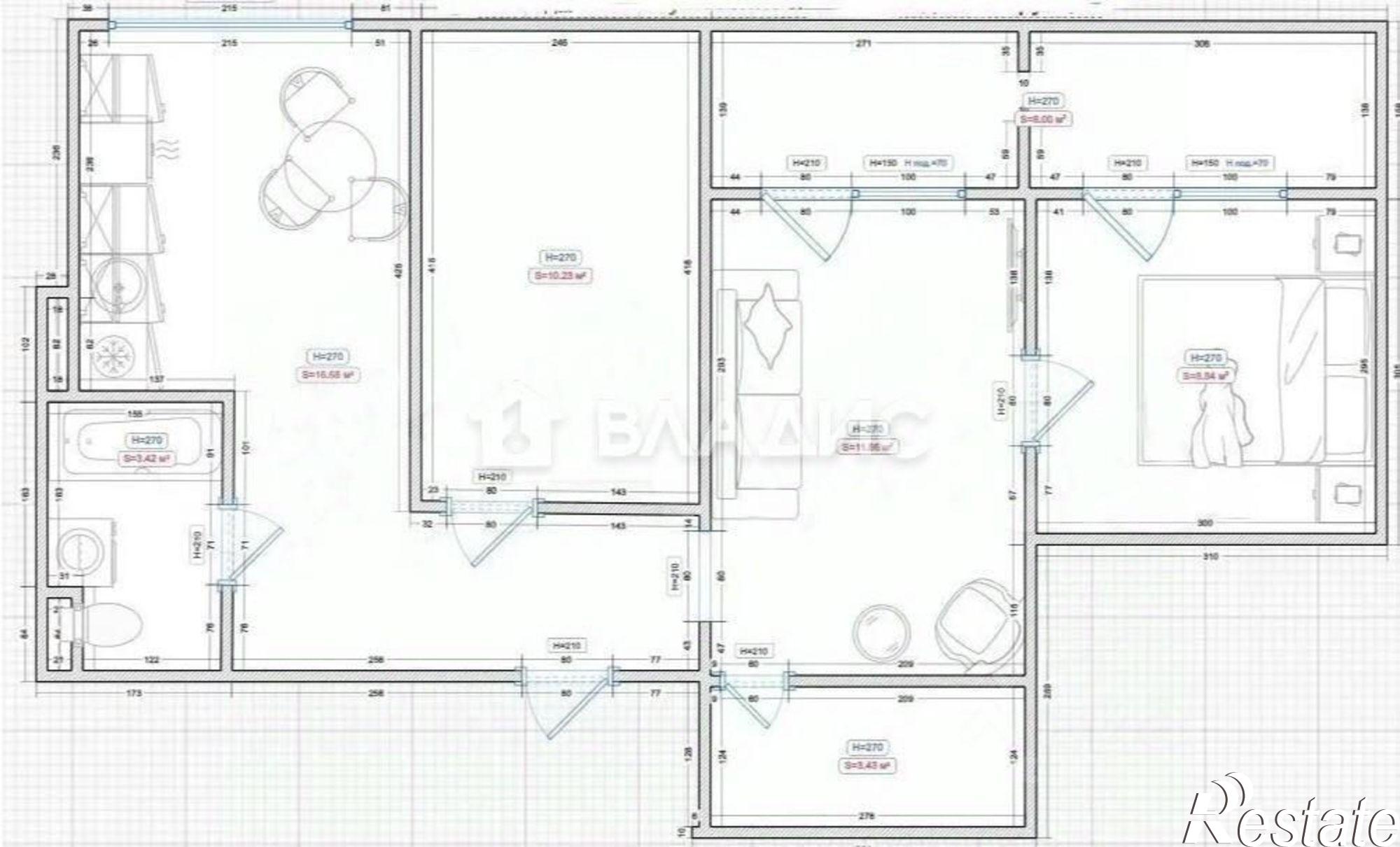Купить квартиру за 7 000 000 рублей на улица Содружества, 47/40