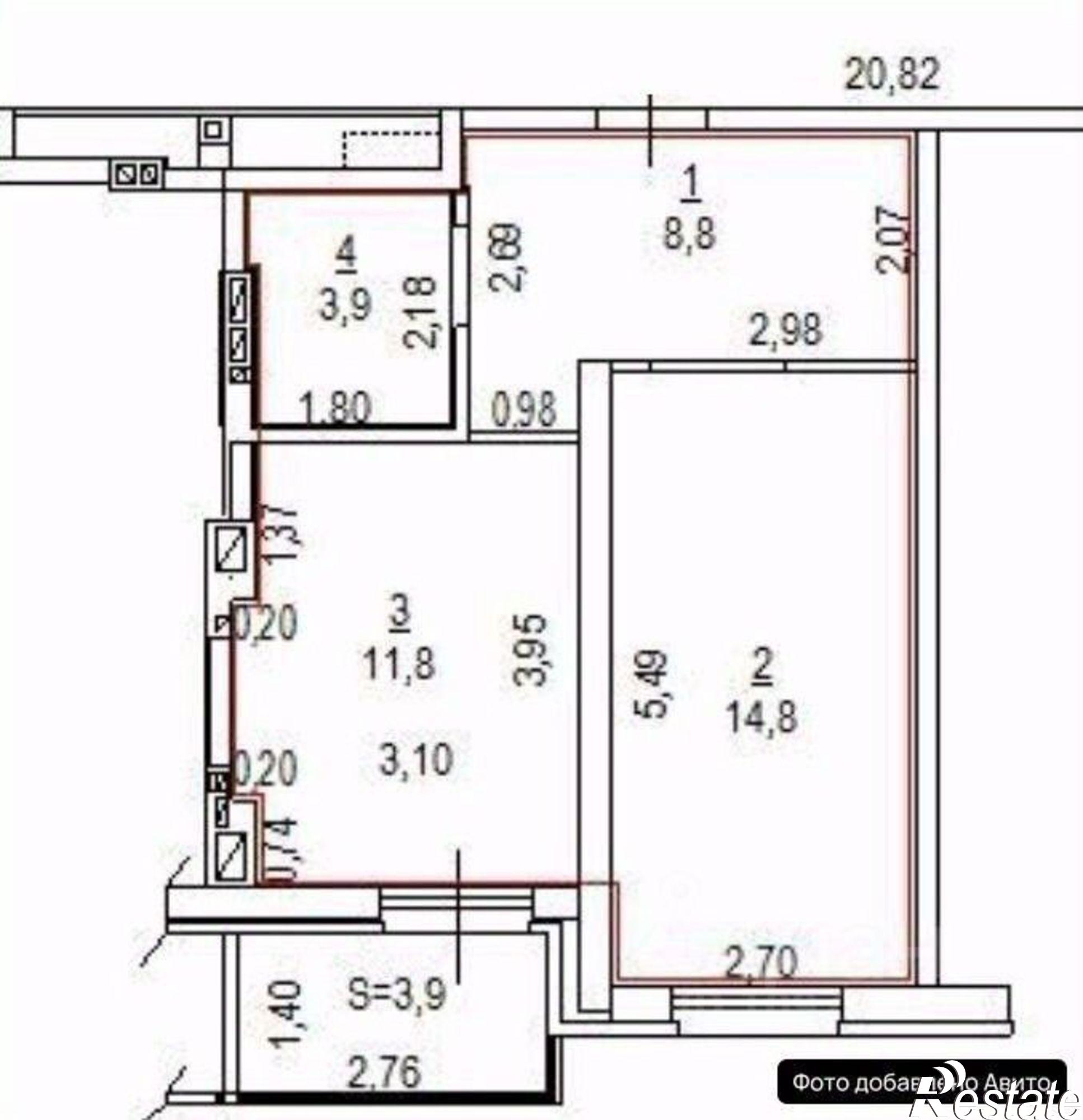 Купить квартиру за 8 900 000 рублей на Кировский проспект, 79
