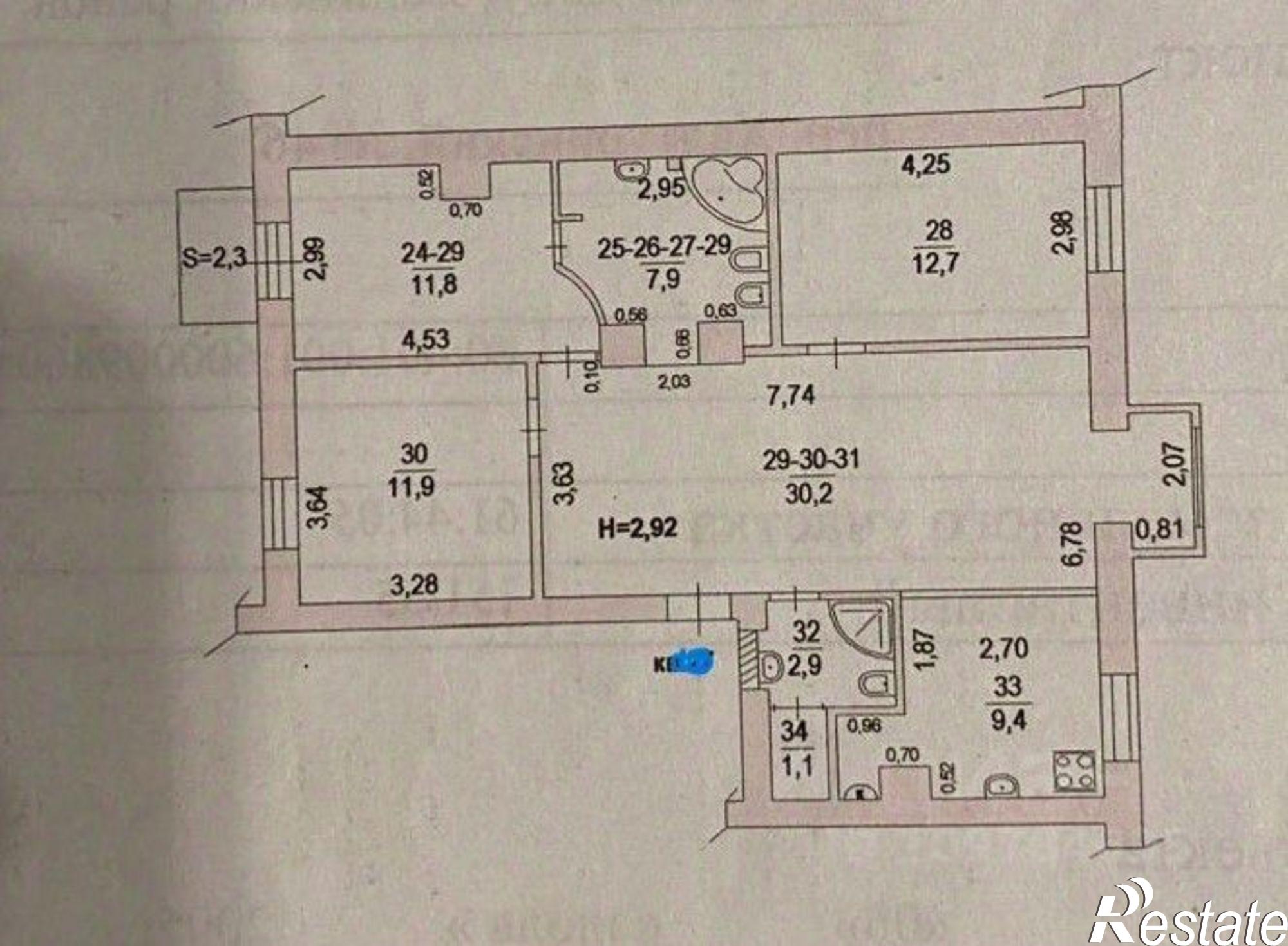 Купить квартиру за 18 800 000 рублей на Халтуринский переулок, 46