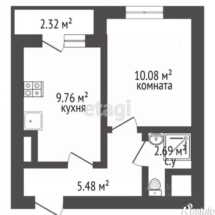 1-комн квартира Гвардейский переулок, 13,  д. 13