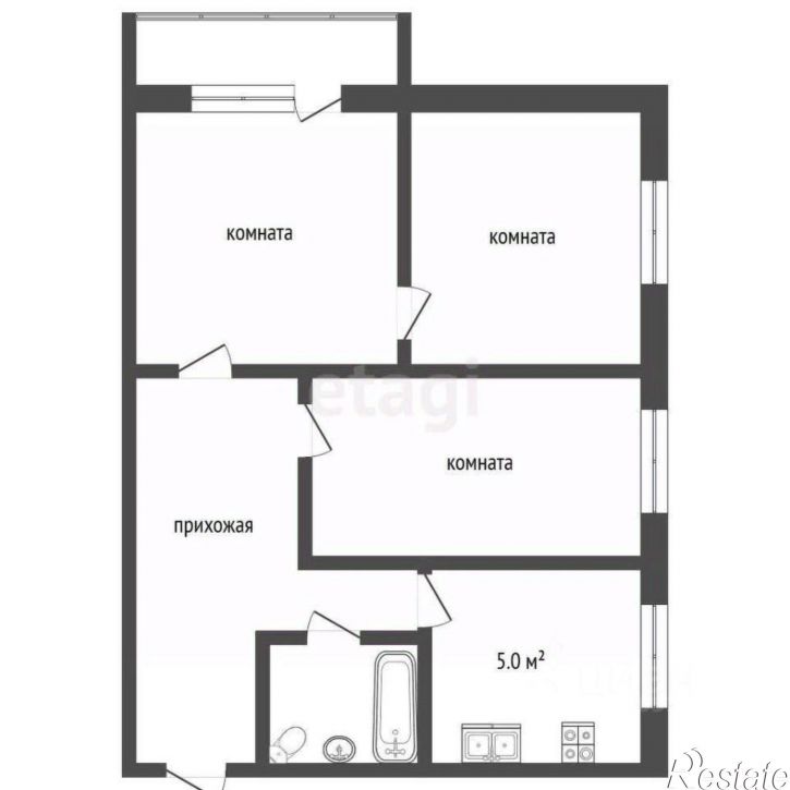 3-комн квартира улица Зорге, 20,  д. 20