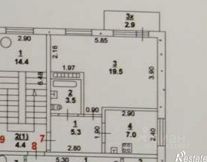 1-комн квартира проспект 40-летия Победы, 65 к14,  д. 65 к14