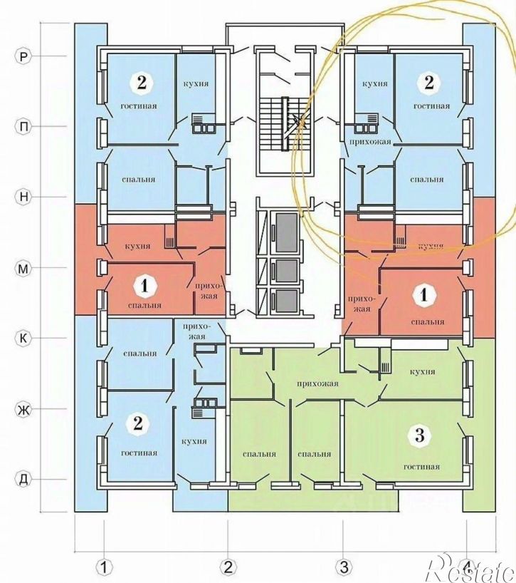 2-комн квартира Ростов-на-Дону г., Ленинский