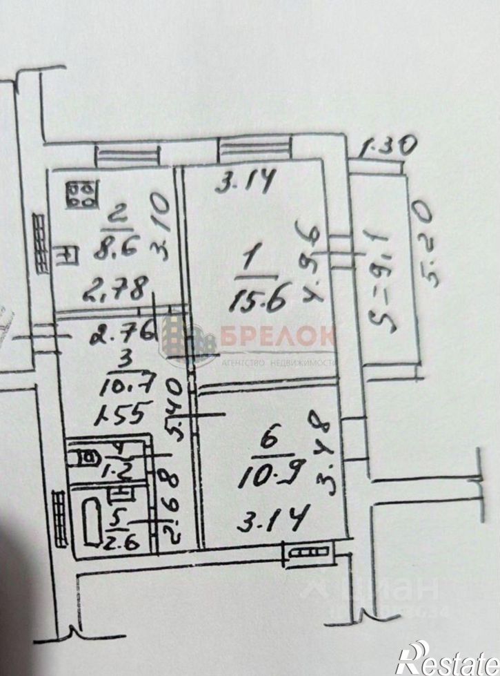 2-комн квартира проспект Королёва, 30,  д. 30