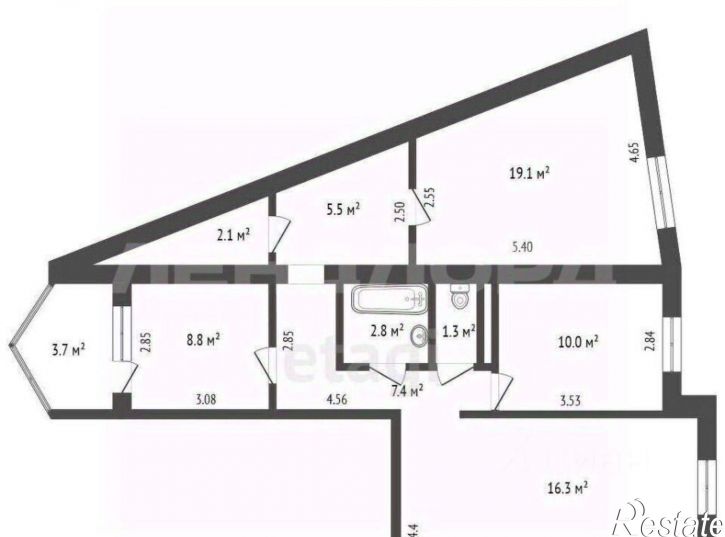 4-комн квартира Ростов-на-Дону, проспект Королёва