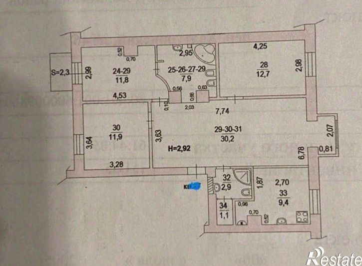 3-комн квартира Халтуринский переулок, 46,  д. 46