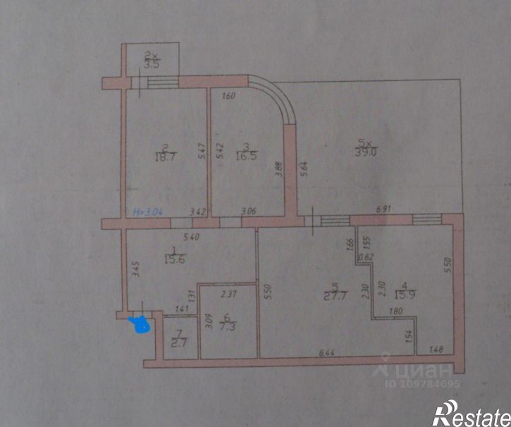 3-комн квартира Донская улица, 12,  д. 12