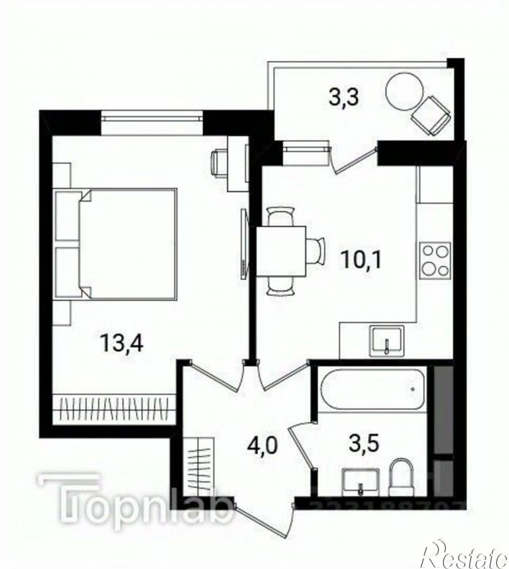 1-комн квартира Ростов-на-Дону г., Советский