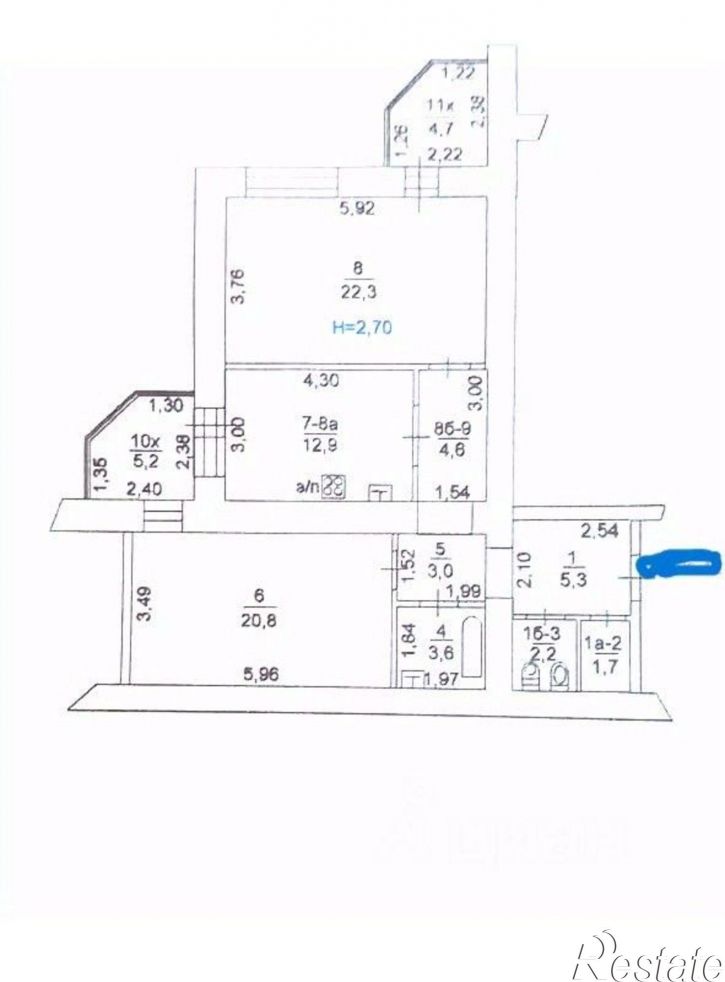 2-комн квартира Ростов-на-Дону г., Кировский