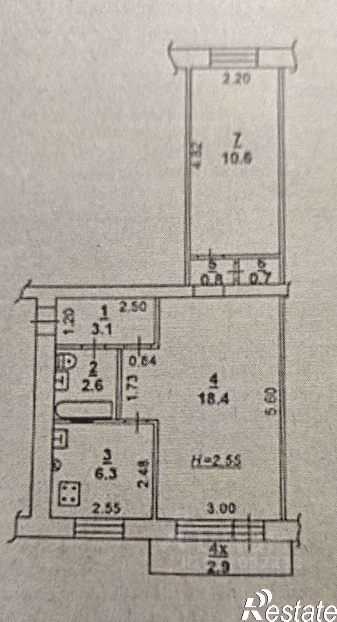 Купить квартиру за 4 100 000 рублей на проспект Михаила Нагибина, 25