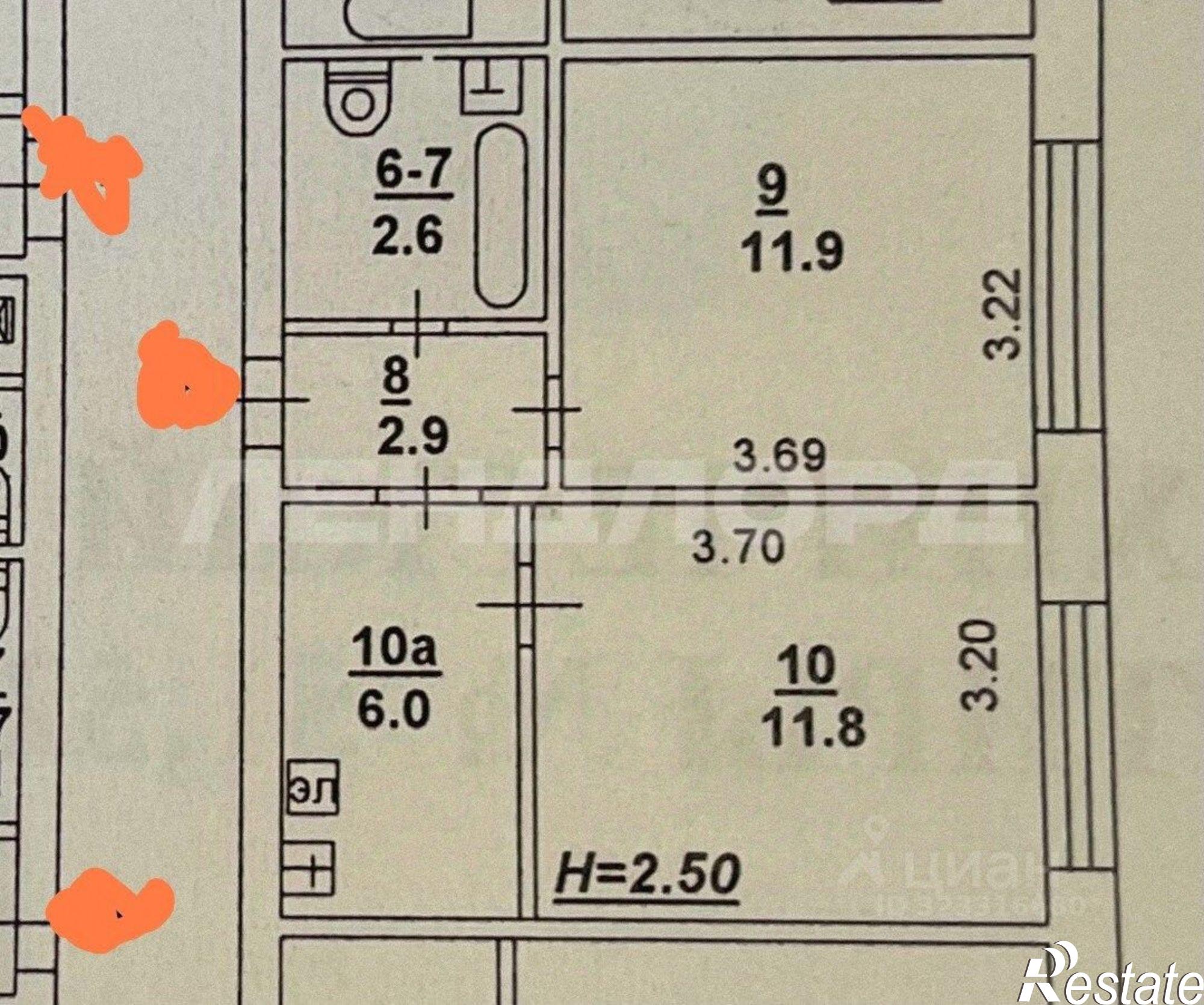 Купить квартиру за 3 800 000 рублей на ул Содружества, 82