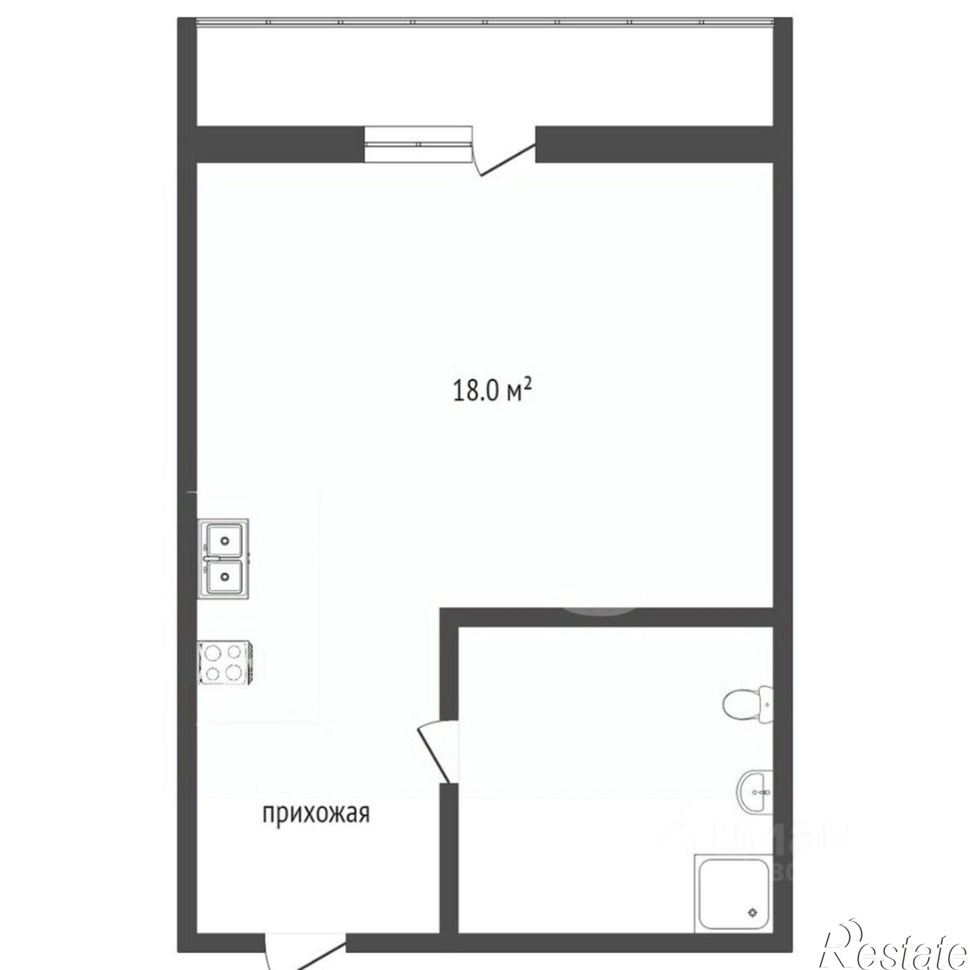 Купить квартиру за 3 400 000 рублей на переулок Андреева, 15