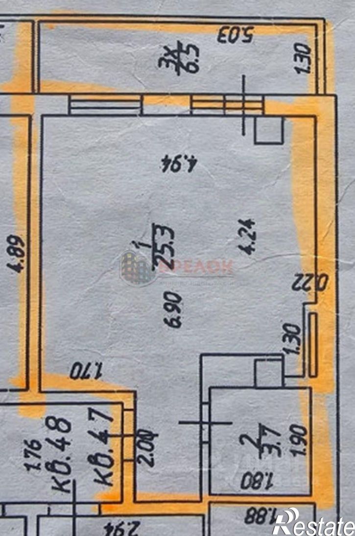 2-комн квартира 2-й Атмосферный переулок, 4,  д. 4
