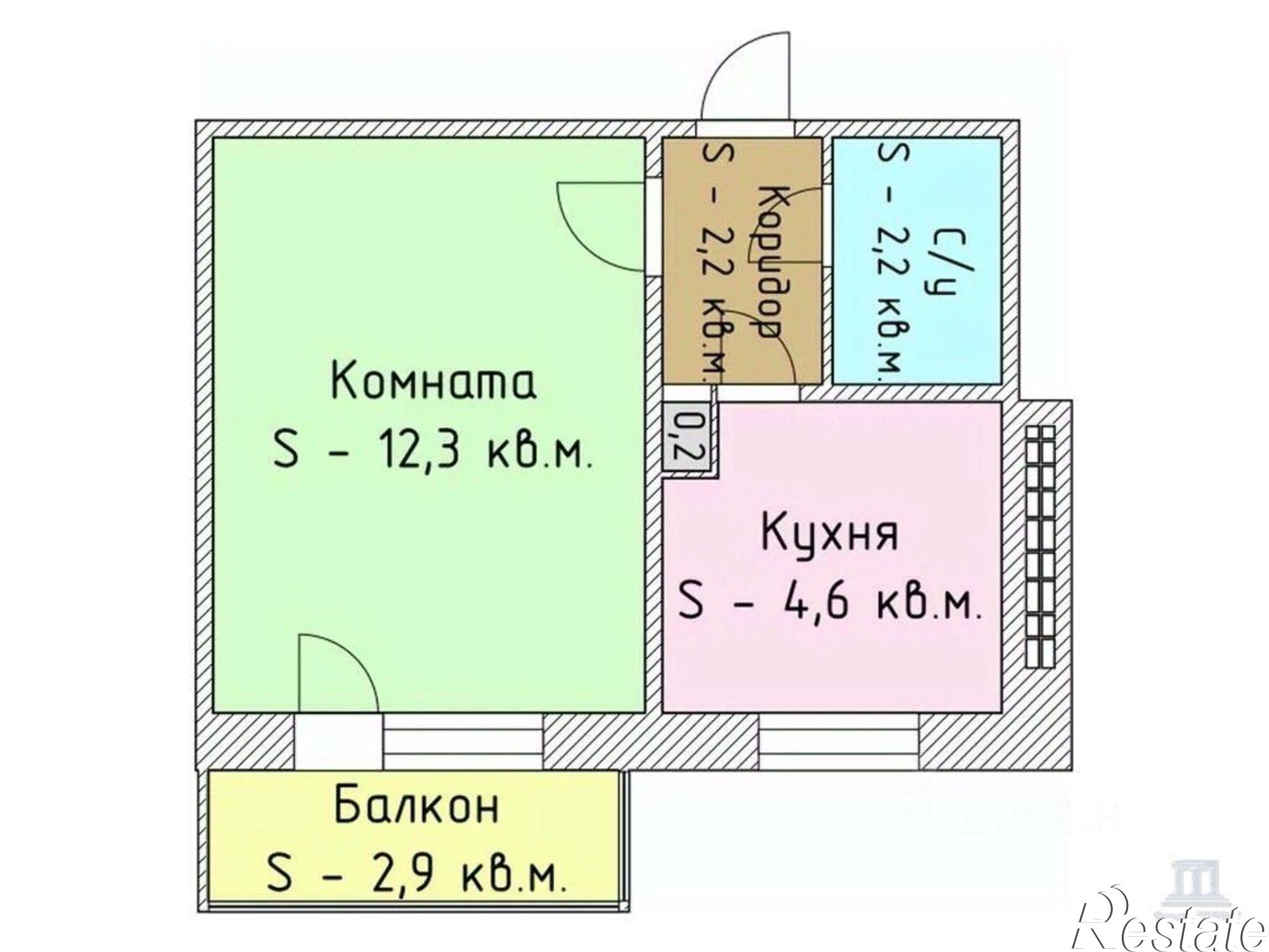 Купить квартиру за 2 200 000 рублей на Орбитальная улица, 82