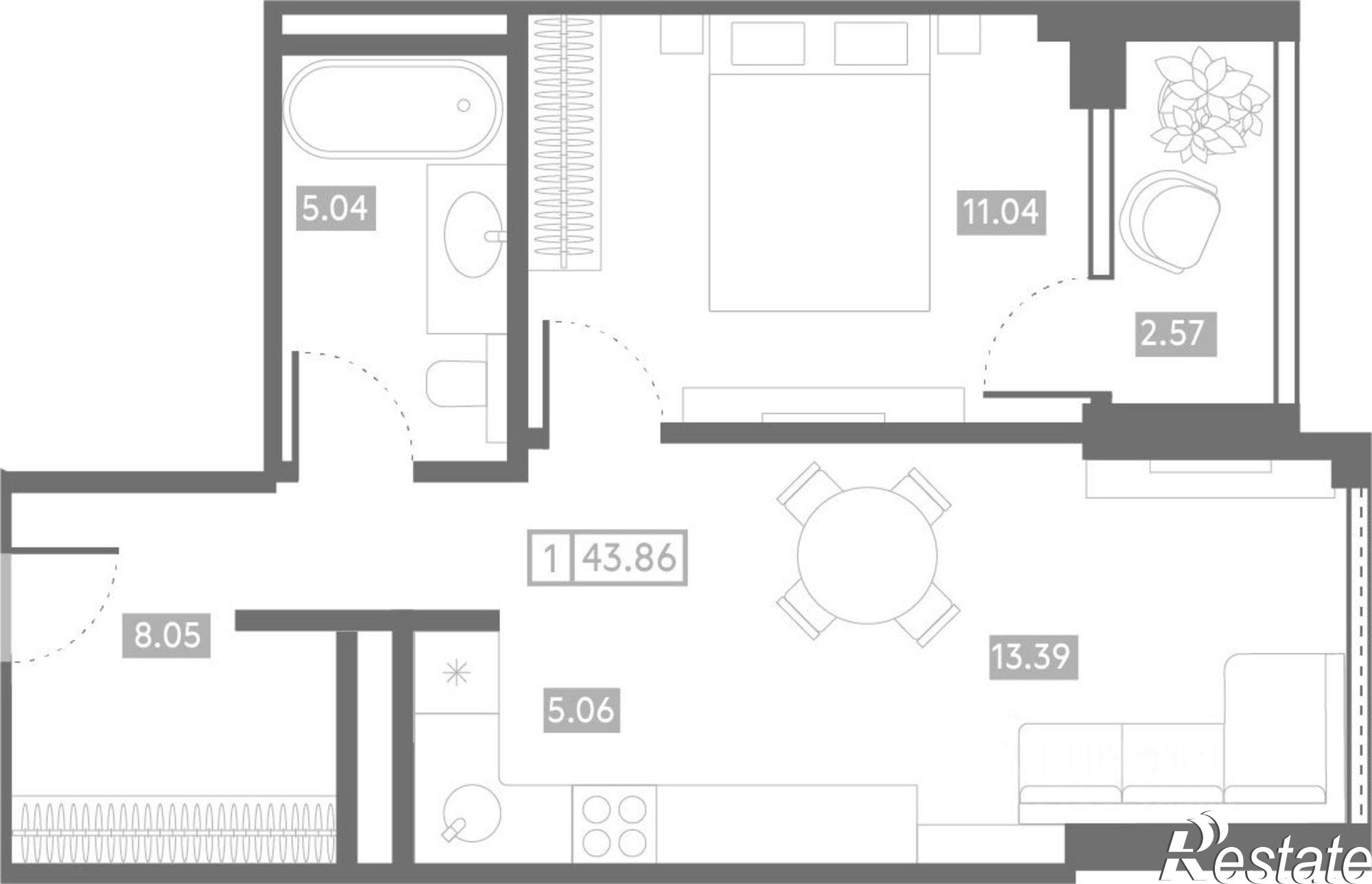 Купить квартиру за 8 947 000 рублей на Грибоедовский переулок, 2