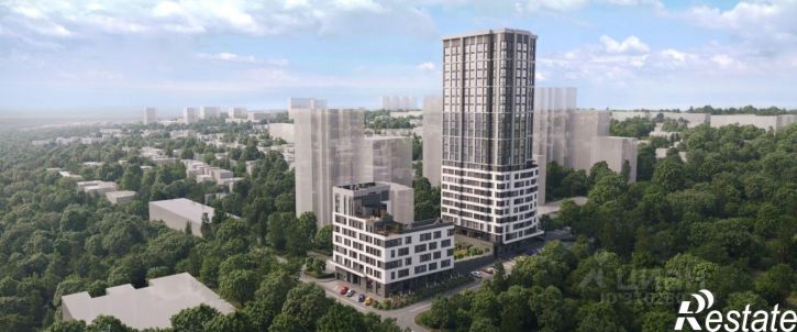 1-комн квартира в новом доме Грибоедовский переулок, 2,  д. 2