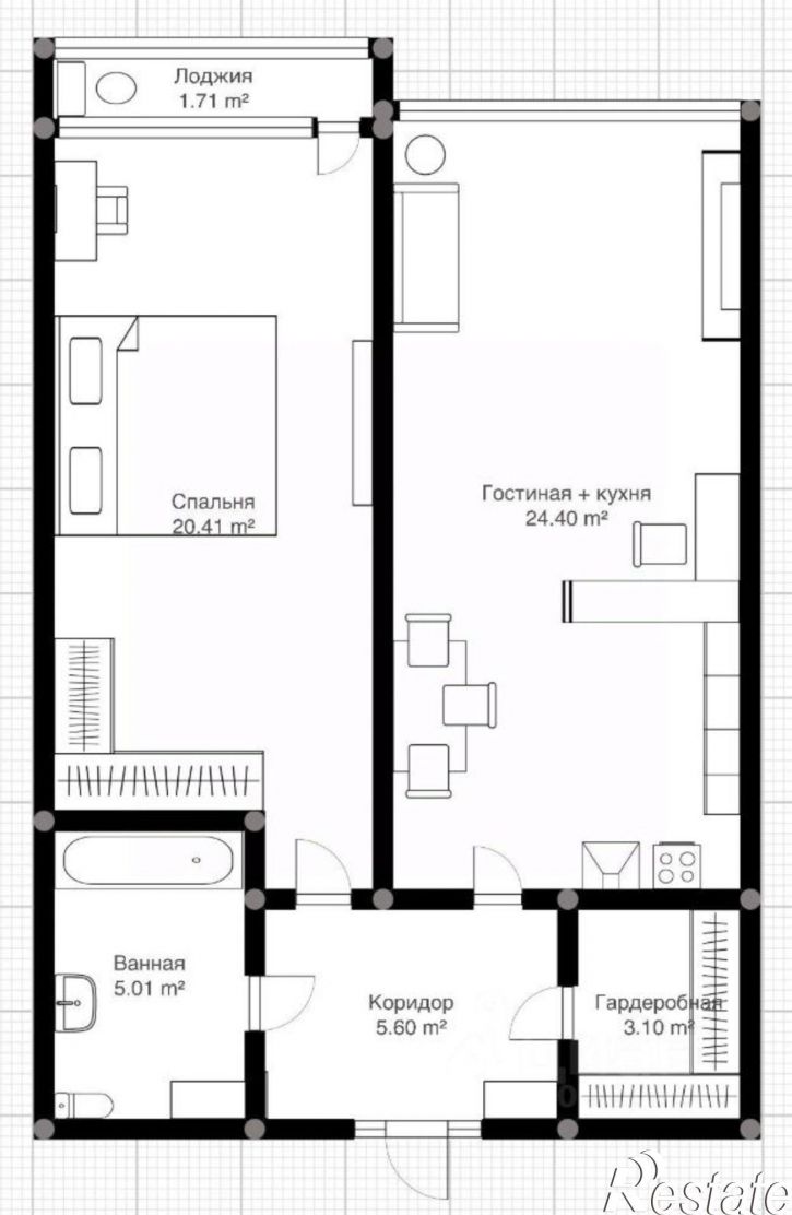 2-комн квартира улица Максима Горького, 267,  д. 267