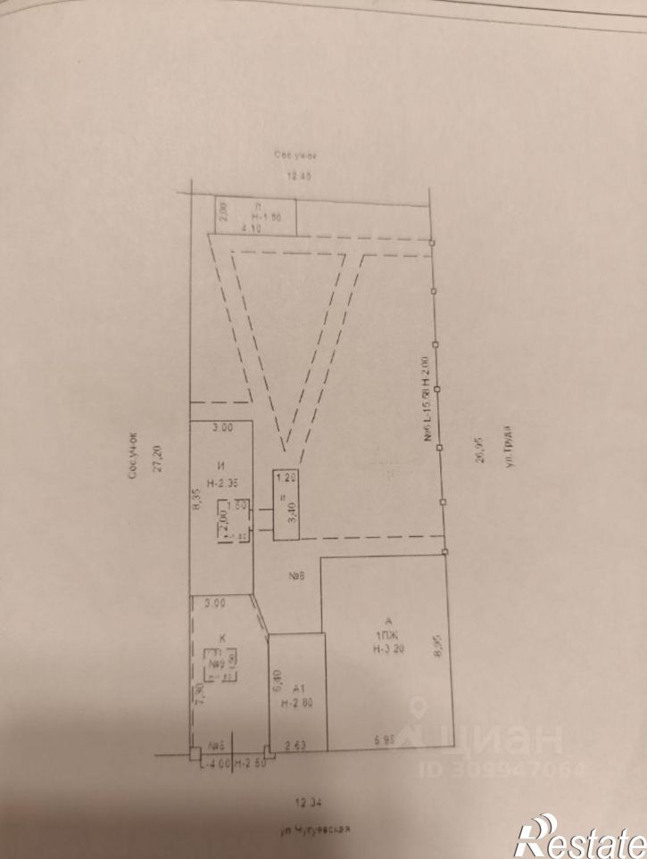Коттедж/дом Чугуевская улица, 20/6,  д. 20/6