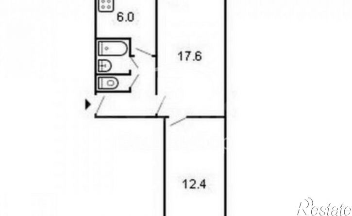 2-комн квартира проспект 40-летия Победы, 13/4,  д. 13/4