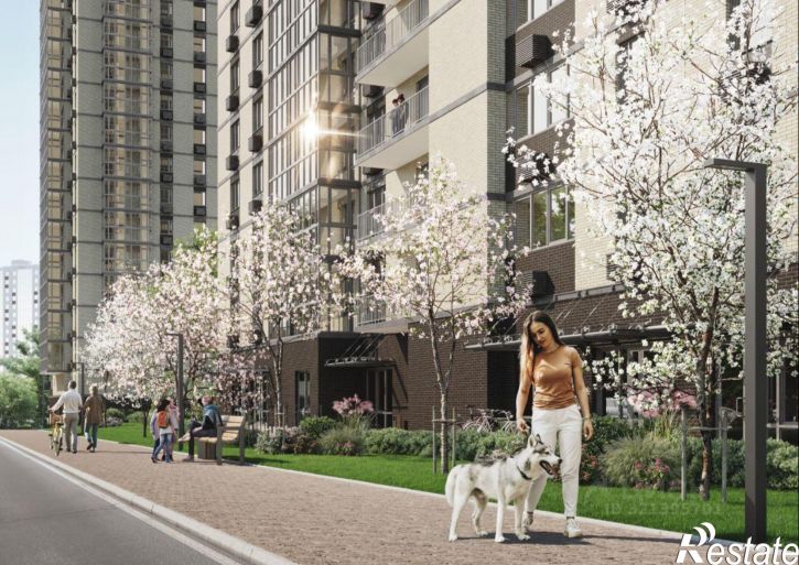 1-комн квартира в новом доме улица Ерёменко, 111