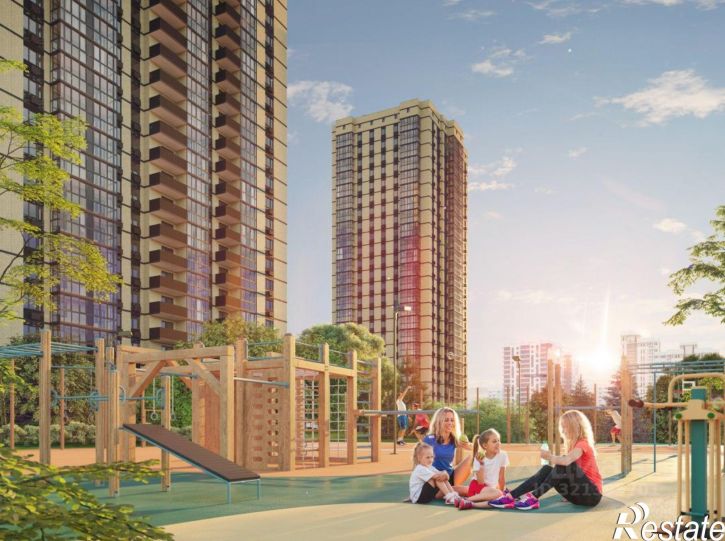 1-комн квартира в новом доме улица Ерёменко, 111