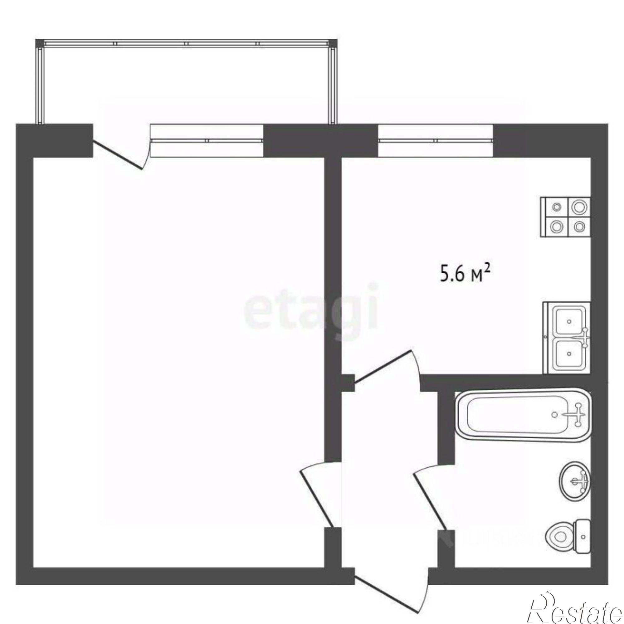Купить квартиру за 4 690 000 рублей на Зональный переулок, 28