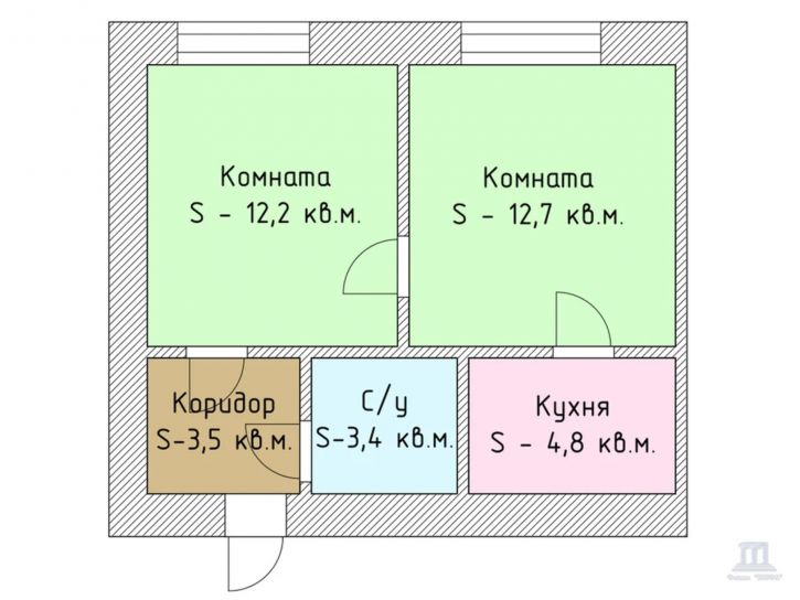 2-комн квартира ул. Казахская, 85/1