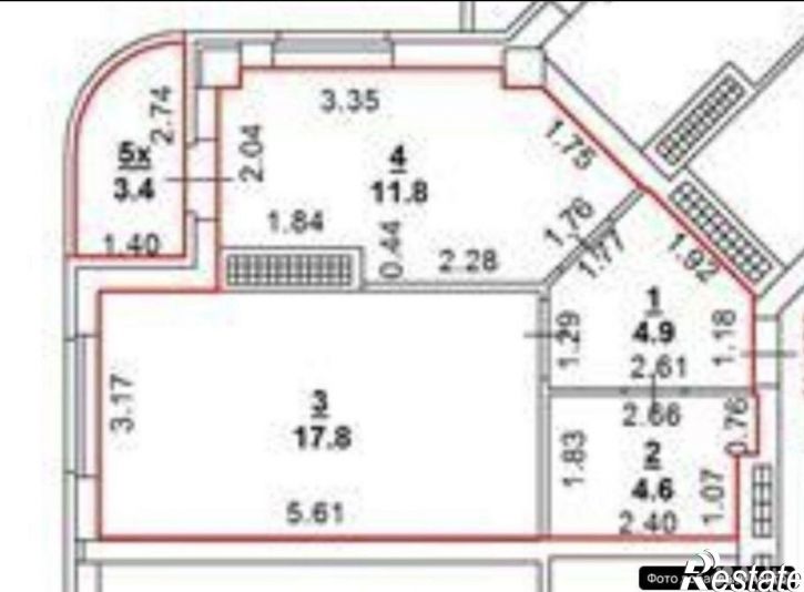 1-комн квартира улица Добровольского, 17/1,  д. 17/1