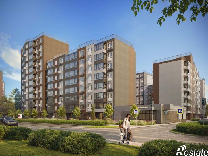 3-комн квартира в новом доме улица Ткачёва, 11,  д. 11