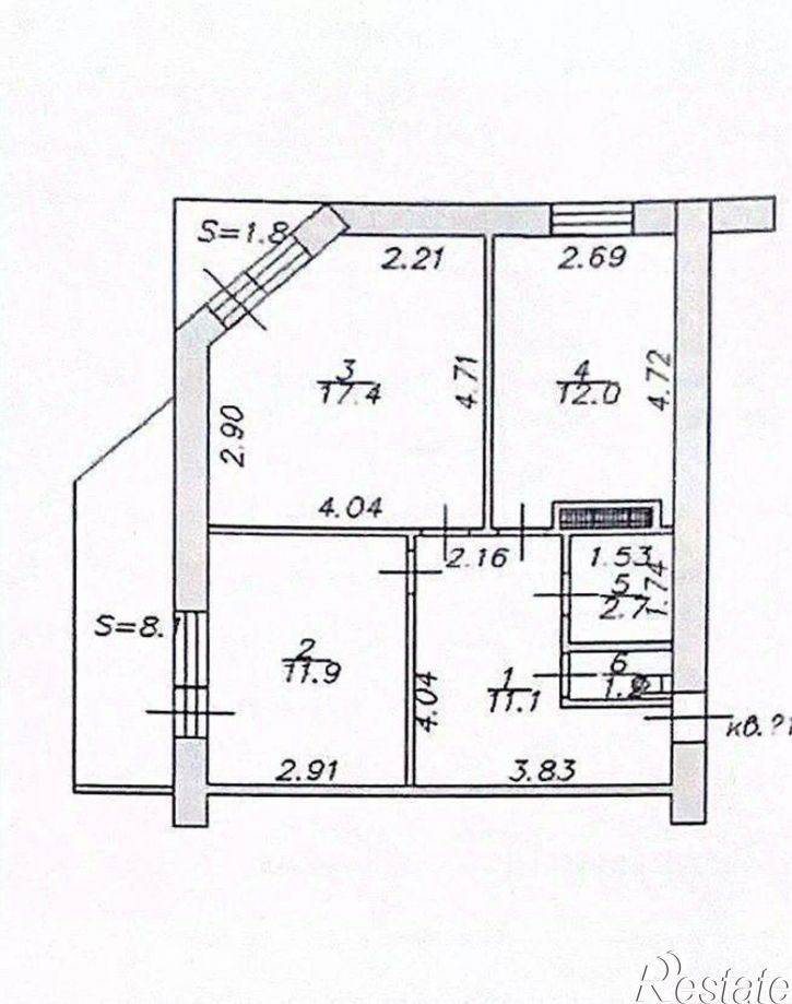 2-комн квартира ул Стабильная, 9,  д. 9