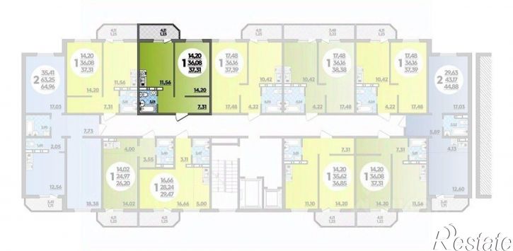 1-комн квартира в новом доме 8-я Ненаглядная улица, 6,  д. 6