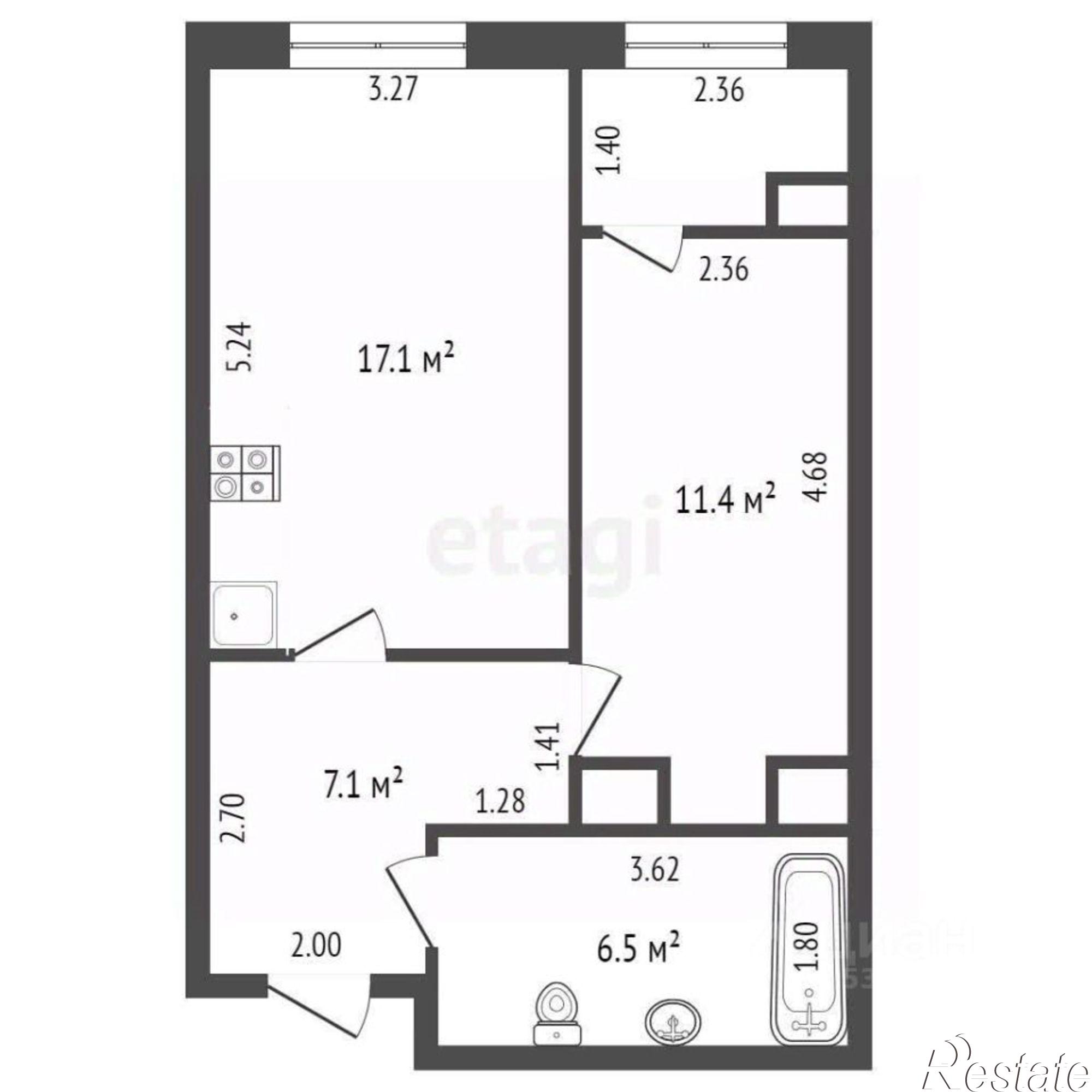 Купить квартиру за 11 400 000 рублей на улица Тельмана, 110 с2