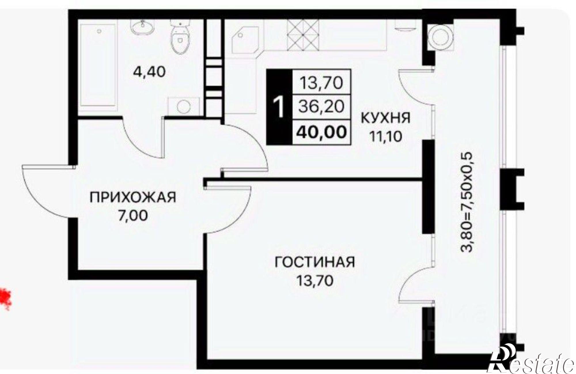 Купить квартиру за 5 200 000 рублей на ул Вересаева, 104